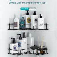 【HOT】❀▼  Toilet shelf no perforated bathroom wall corner sink toilet wall-mounted triangle kitchen