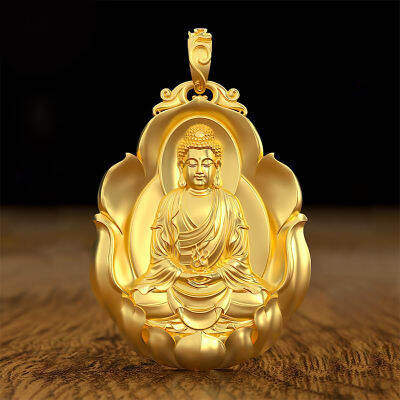 ใหม่ R จี้ Big Day Tathagata Zodiac Amulet สร้อยคอผู้ชายเครื่องประดับ Accessories