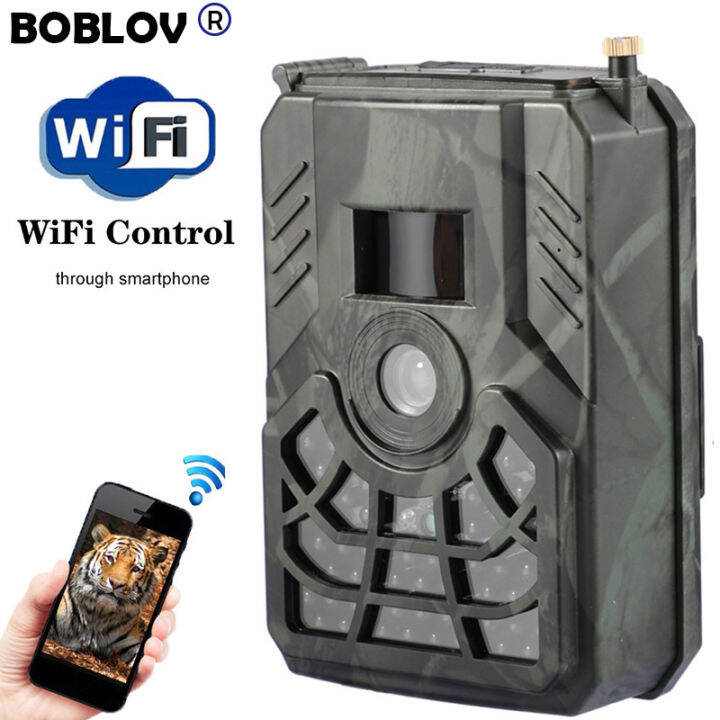 BOBLOV PR300 Wifi Control Wireless Trail Camera Waterproof 24MP HD
