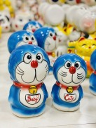 Heo Đất Heo Sứ tiết kiệm Lợn Đất Ống Tiết Kiệm Doraemon Gốm Sứ Bát Tràng