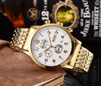 2021ใหม่นาฬิกา Original No.1Hugo Boss นาฬิกาสำหรับผู้ชายคุณภาพสูงเต็มรูปแบบนาฬิกาควอตซ์สำหรับผู้ชายแฟชั่นสบายๆนาฬิกาข้อมือธุรกิจ