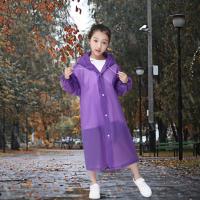 Durable Hooded Raincoat Long Lasting Rain Cape Portable Outdoor Kids Rain Coat  Waterproof