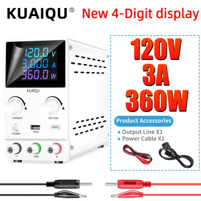 KUAIQU เครื่องจ่ายไฟแล็บ60V 120 USB DC,แหล่งจ่ายไฟควบคุม3A V 5A ปรับได้แรงดันไฟฟ้า30V 10A แหล่งจ่ายไฟสลับ SPPS-B1203D