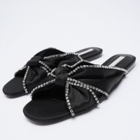 Shoes Slippers Flat Beige Heeled Sandals Low Slides Jelly Flip Flops Women Thongs Pantofle Black Summer Glitter Hawaiian 2021 Cr