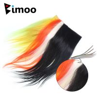 Bimoo 1Pc Kasmir Kambing Terbang Mengikat Bahan Rambut untuk Sunray Shadow Collie Anjing dan Streamer Air Asin Terbang Long Natural serat