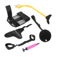 Golf Swing Training Aids Arm Band Kit,การแก้ไขข้อศอก,เทรนเนอร์บานพับข้อมือ,สายรัดข้อมือ,ตัวแก้ไขก้านขา,วงสวิงเทรนเนอร์