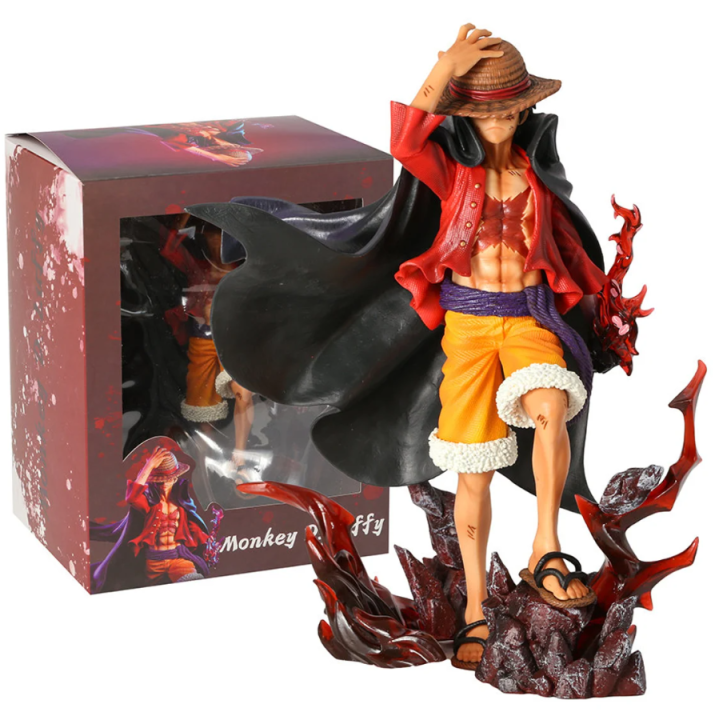 Straw Hat Monkey D. Luffy 5th Emperor of The Sea PVC Toy Action Figure