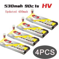 4PCS Gaoneng GNB HV 1S 530mAh 90C 3.8V 4.35V Light Weight Lipo Battery PH2.0 Plug For Emax Tinyhawk Kingkong LDARC FPV Drone Electrical Circuitry Part