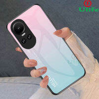 เคส OPPO Reno 10 10 Pro 5G OPPO Reno เคส10 Pro + Plus แฟชั่นใหม่เคส3D เลนส์ไล่ระดับสีป้องกันกล้องกันกระแทกกันสิ่งสกปรกกระจกเทมเปอร์เคสโทรศัพท์ทนต่อรอยขีดข่วน