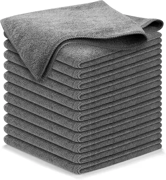 The Rag Company (3-pack) 16 in. x 16 in. Yellow Waffle-Weave 370gsm Microfiber Detailing, Window/Glass and Drying Towels - Lint-Free, Streak-Free