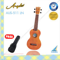 ANGEL กีต้าร์ อูคูเลเล่ Ukulele 12 ข้อ AUS-511 (LN) 21" แถมกระเป๋ากีตาร์