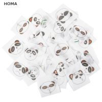 HOMA 42PCS กินข้าวเหนียวกระดาษนึ่งขนมปังการ์ตูนสติกเกอร์อบกระดาษ