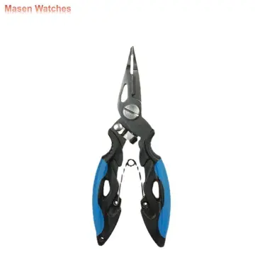 Mini Fishing Pliers Scissors Braid Cutters Lightweight Stainless Steel Fishing  Tools With Expansion Buckle Split Ring Pliers Hook Remover 