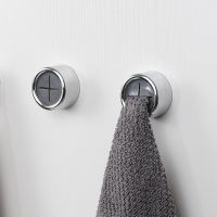 Circular Towel Hook Strong Adhesive Kitchen Wall Hanging No Punching Scratch Free Adhesive Hook Dormitory Lazy Person Hook TMZ