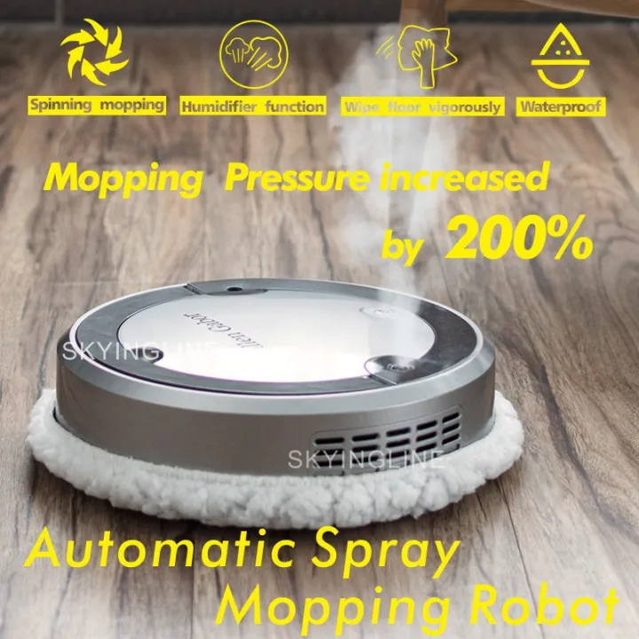 A8 Household Automatic Mopping Machine Sweeper Wireless Floor Cleaning ...
