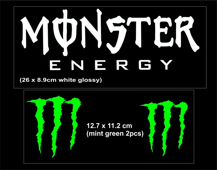 Monster Energy Printed Sticker