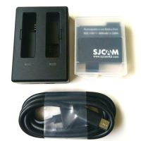 แพคเกจ B Gratis Ongkir J76!!100% ของแท้ SJCAM 900Mah การสำรองข้อมูลแบบชาร์จไฟได้แบตเตอรี่และที่ชาร์จและเคสสำหรับกล้องเพื่อการกีฬา M20 SJCAM