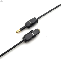 Cjing 1.96Ft Toslink ชายไปยัง Mini Plug 3.5MM MALE Digital Optical SPDIF Audio CABLE