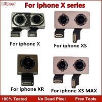 Biipaer กล้องด้านหลังทดสอบสำหรับ Iphone X Xr Xs 5S Se Back กล้องหลักสายเคเบิลแบบยืดหยุ่นเซนเซอร์สำหรับ Iphone 6 6S 7 8 Plus 11