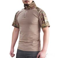 Tactical T-Shirts Mens Outdoor Military Tee Quick Dry Short Sleeve Shirt Hiking Hunting Army Combat Men Clothing Breathable