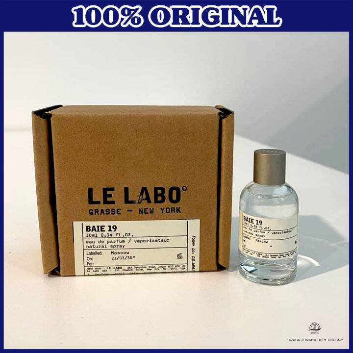 LE LABO BAIE 19 EDP 10ML FOR UNISEX Lazada