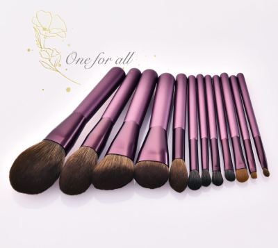 [พร้อมส่ง] แปรงแต่งหน้า H16 brush set เซต12ชิ้น  แปรงปัดแก้ม แปรงไฮไลท์ แปลงแต่งหน้า Make up brush fancy (สีแปรงคลาสสิค