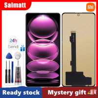 Salmatt LCD TFT 6.67นิ้วสำหรับ Xiaomi Poco X5 Pro 5G จอแสดงผล LCD แบบสัมผัสหน้าจอ Digitizer ประกอบอะไหล่ Xiaomi Xiaomi Poco X5 Pro 5G 22101320G หน้าจอ22101320I