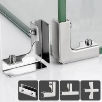 ♨✗❁ 304 Stainless Steel Right Angle Corner Groove T-cross L-type Glass Clip Ceramic Tile Fixing Clip Corner Guard Buckle Hardware