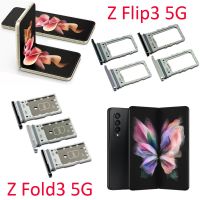 Original Card Slot Z Flip3 5G F711 New SIM Chip Drawer Holder With Fold3 F926
