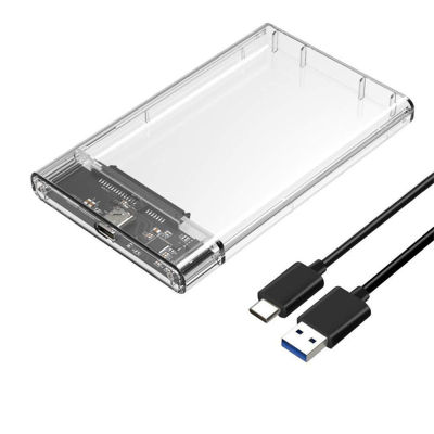 SSD กล่องฮาร์ดไดร์ฟโปร่งใสสถานะของแข็งเชิงกล2.5นิ้วแล็ปท็อป SATA พอร์ตอนุกรม USB 3.0ความเร็วสูง