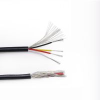 สัญญาณ UL2547 ป้องกันสายเคเบิล30AWG PVC ฉนวน 2 3 4แกนเครื่องขยายเสียงเสียงทองแดงลวดหูฟัง DIY สายควบคุม-3/10เมตร