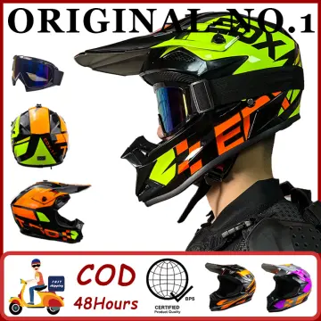 ORZ New motorcycle helmet full face mask big tail track custom helmet  accessories