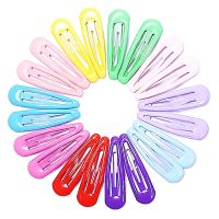 【CW】 20pcs 5cm Hair for Clip Pins Hairpins Color Metal Barrettes Baby Children Styling Accessories