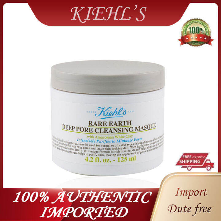 Kiehl's Rare Earth Deep Pore Cleansing Masque 125ml Deep Pore Cleansing