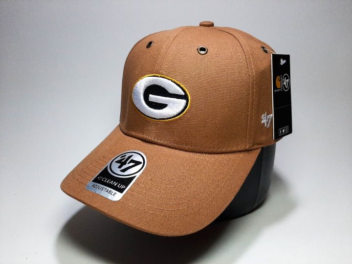 Men's Green Bay Packers Carhartt x '47 Brown Clean-Up Adjustable Hat