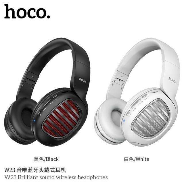 new-gadget-hoco-หูฟังบลูทูธ-headphones-w23-brilliant-wireless-and-wired-with-mic-เล่นเกม-ฟังเพลง-ส่งฟรี