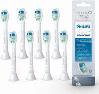 hx9028 Sonicare Toothbrush Heads Set of 8 Best Plate/Defence Against C2 with brushsync