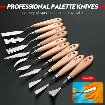 1pcs oil painting knives scrapers color palette knife tools for