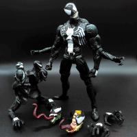 ของเล่นตุ๊กตาขยับแขนขาได้ Venom The Avengers Legends เครื่องประดับตุ๊กตาแกะสลักขยับได้ขนาด6นิ้วของขวัญแบบจำลองสำหรับเด็กผู้ชาย