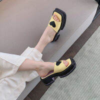 Flatform Sandal Open Toe ป้องกันการลื่นไถล Summer Platform Slide Slipper สำหรับผู้หญิงหญิง HILTY SHOES g