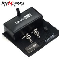 【hot】 MeMolissa Set Music Note Color Classic French Shirt Cuff Links Gifts