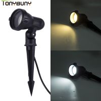 LED Landscape Garden Lawn Grass Spike Light Black led spike lamp Single Color