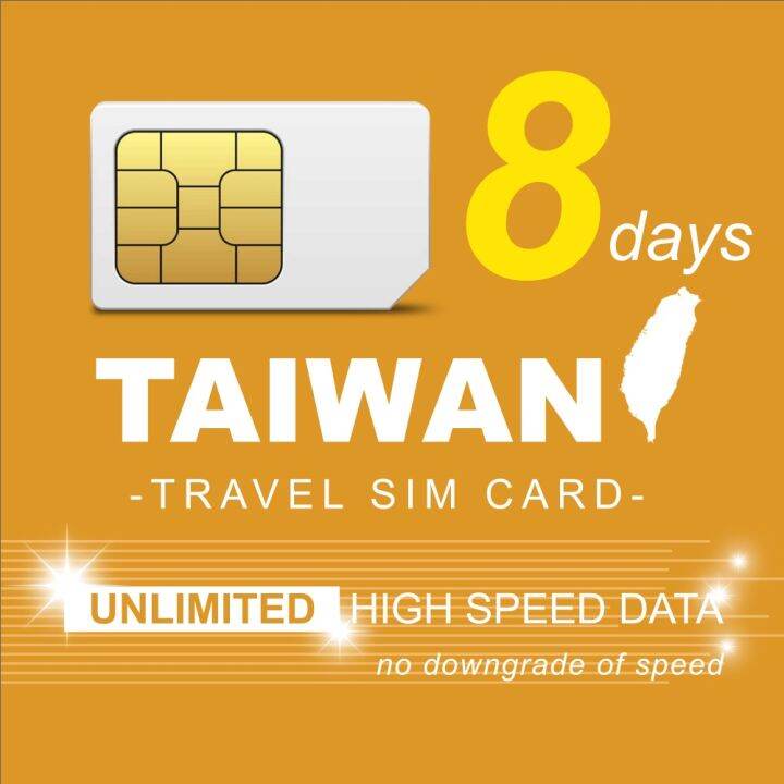 TAIWAN Travel Sim Card 8 Days UNLIMITED Day Lazada PH   Be925fad3c014707565c998480691184  720x720q80 