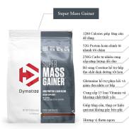 Thực phẩm bổ sung Dymatize Super Mass Gainer 12lbsSỮA DINH DƯỠNG TĂNG CÂN