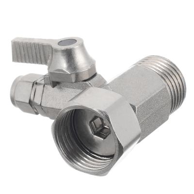 RO Feed Water Adapter 1/2 to 1/4 Faucet Water Filter Ball Valve Tap Tee Connector Valve For Hardware Tools