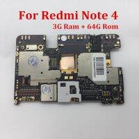 เมนบอร์ดเฟิร์มแวร์ทั่วโลกปลดล็อกวงจรสําหรับ Xiaomi RedMi NOTE 4 hongmi NOTE4 CPU MTK Helio X20 3+ 64GB