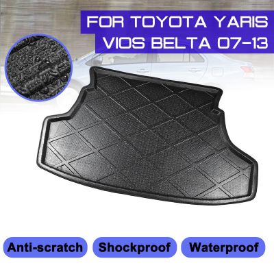 สำหรับ Toyota Yaris Vios Belta 2007 2008 2009 2010-2013รถพรมปูพื้นพรมด้านหลัง Anti-Mud Cover