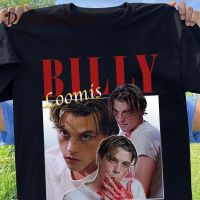 เสื้อยืดคุณภาพดี 90s Billy Loomis Vintage Clothes T-Shirt Unisex Tee Shirt Cotton T-Shirts for Men Scream Horror Funny Hip Hop Streetwear Women