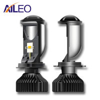 AILEO Canbus 90WPair Lamp H4 LED Mini Projector Lens Automobles Bulb 20000LM Conversion Kit HiLo Beam Headlight 12V24V RHD LHD