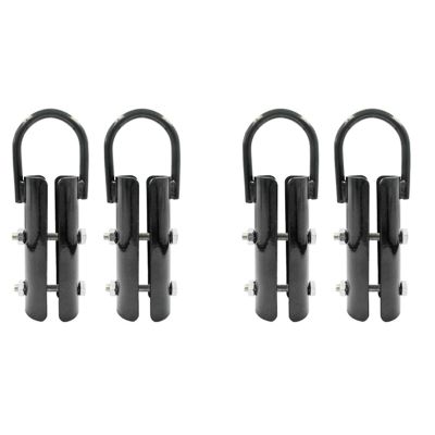 1.5 Inch Climbing Rope Clamp,4 Sets Rope Climb Clasp Workout Rig Attachment Hook for Rope Climbing Gym Strength Training